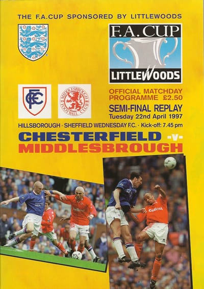 Chesterfield FC v Middlesbrough FC